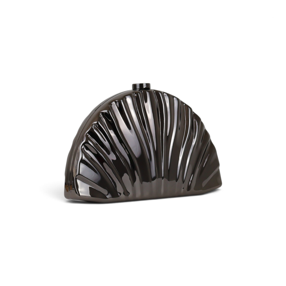 Bolsa de Festa Clutch Metal Grafite