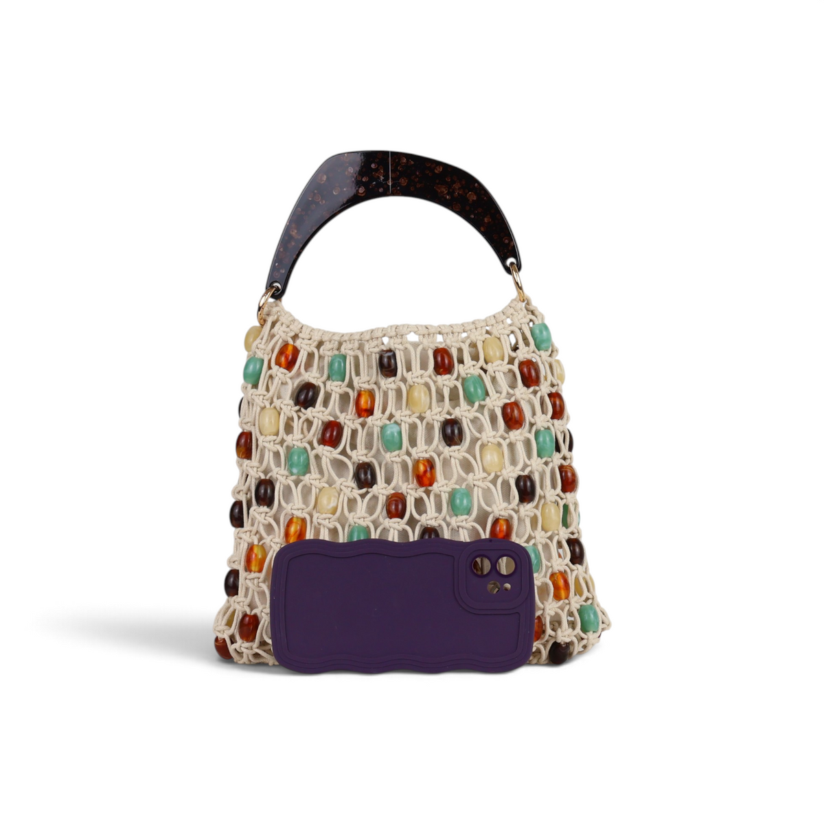 Bolsa de Mão Macramê