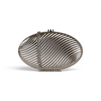 Bolsa de Festa Clutch Metal Prata