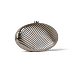 Bolsa de Festa Clutch Metal Prata
