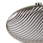 Bolsa de Festa Clutch Metal Prata