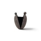 Bolsa Clutch Festa Oval Palha Cinza