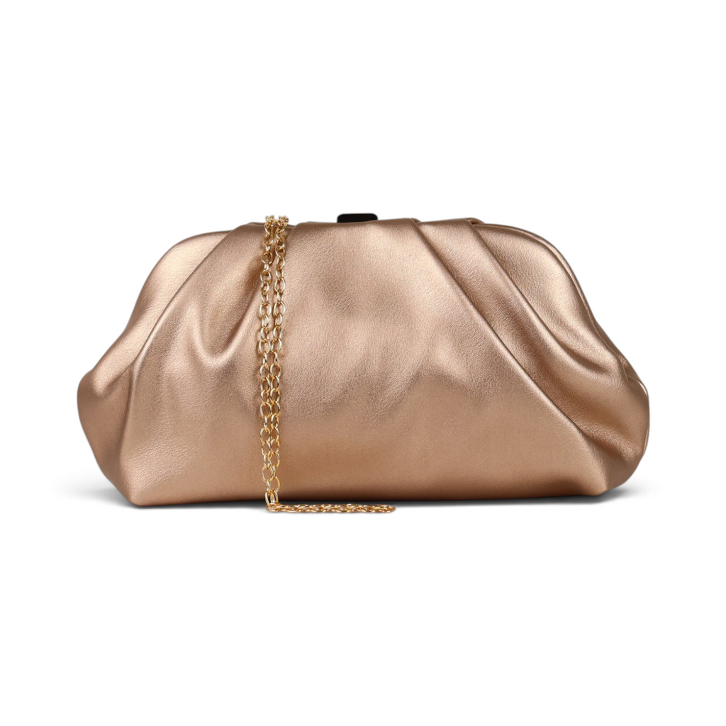 Bolsa Transversal Pouch Rosê Gold