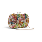 Bolsa Festa Clutch Pedraria Strass Colorida