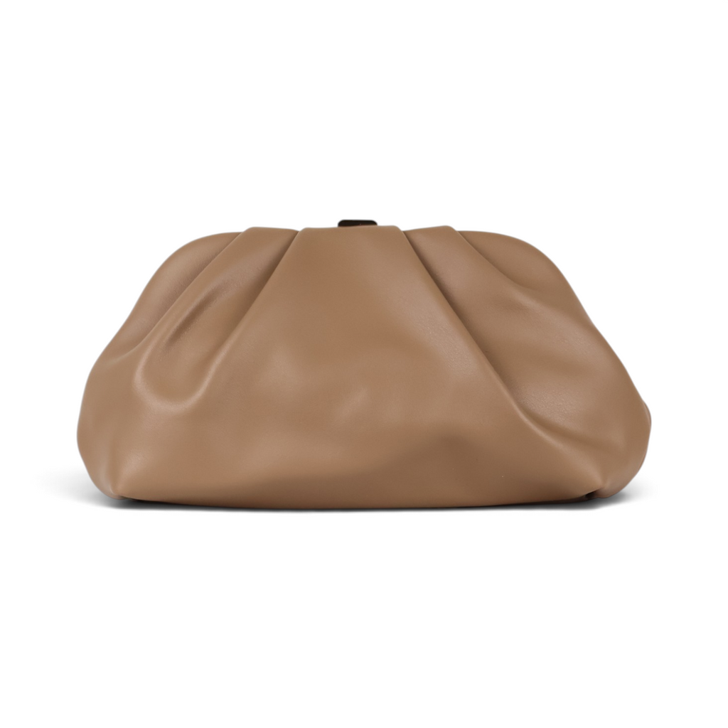 Bolsa Transversal Pouch Bege Caramelo