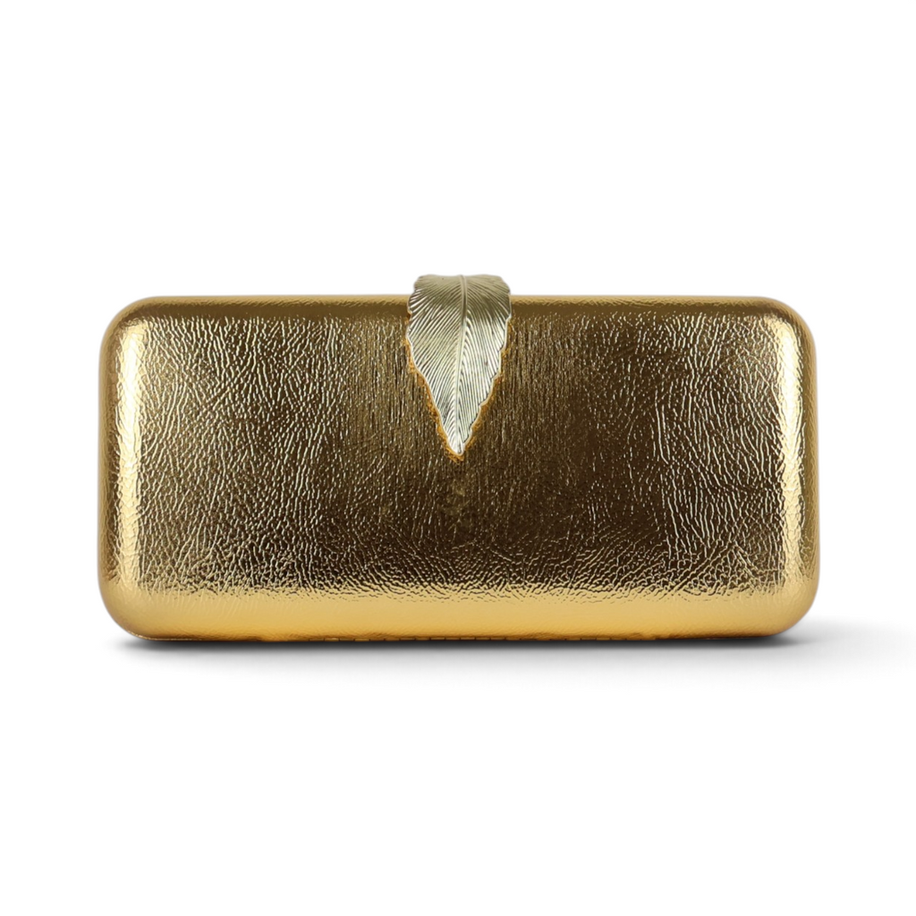 Bolsa Clutch Festa Dourada