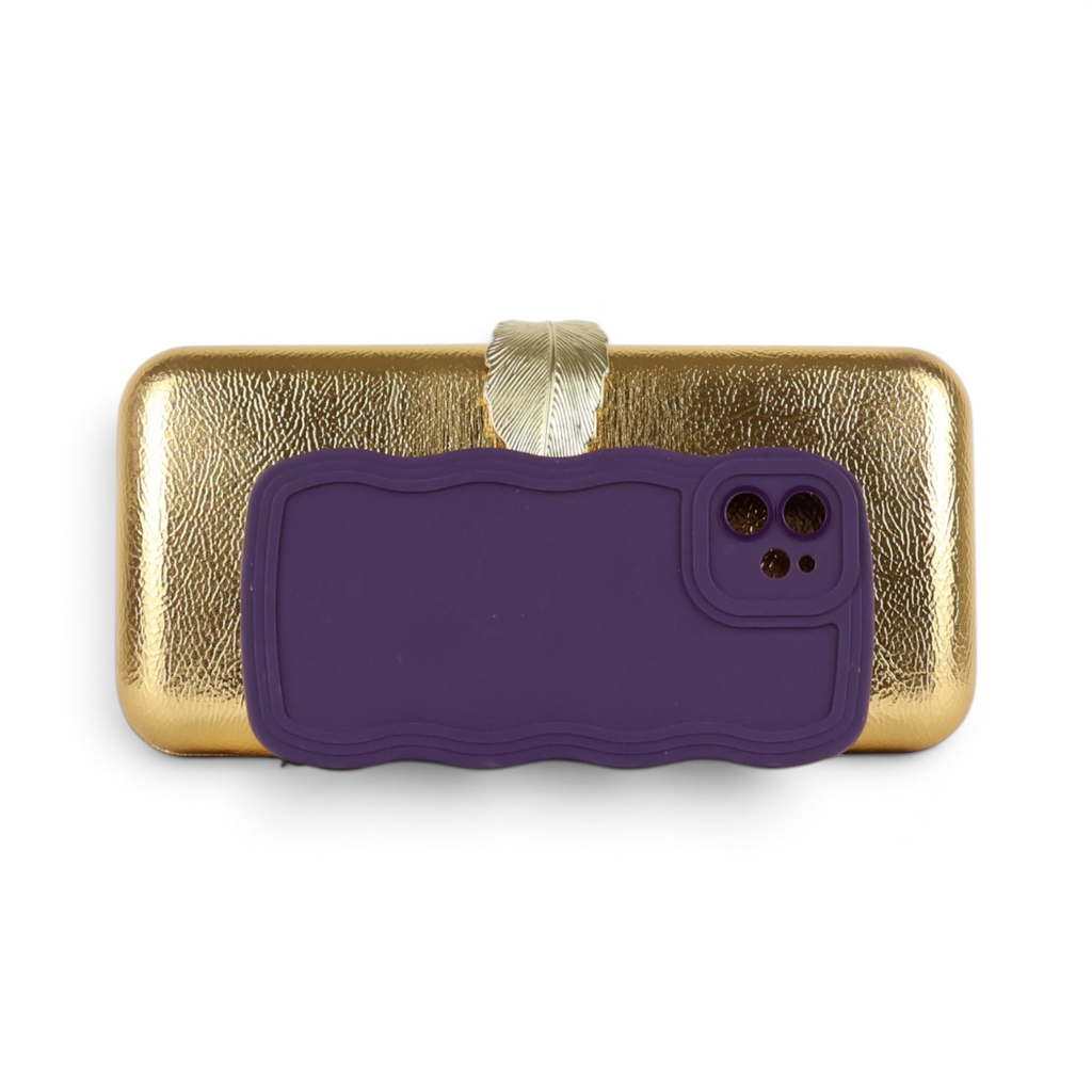 Bolsa Clutch Festa Dourada