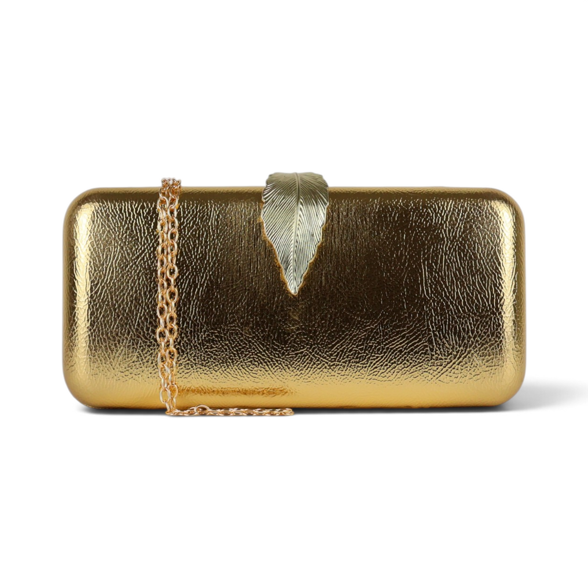 Bolsa Clutch Festa Dourada