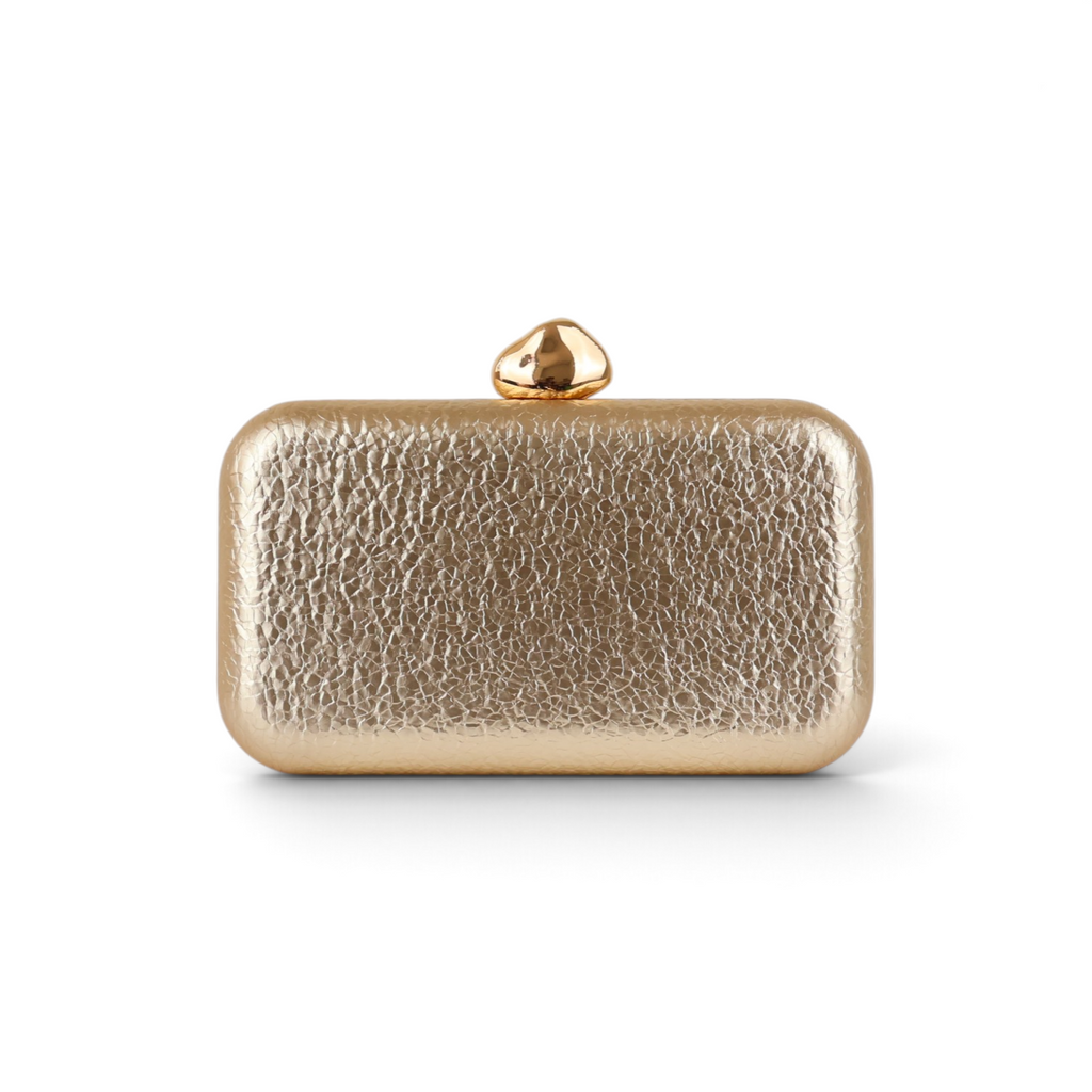 Bolsa Clutch Festa Dourada