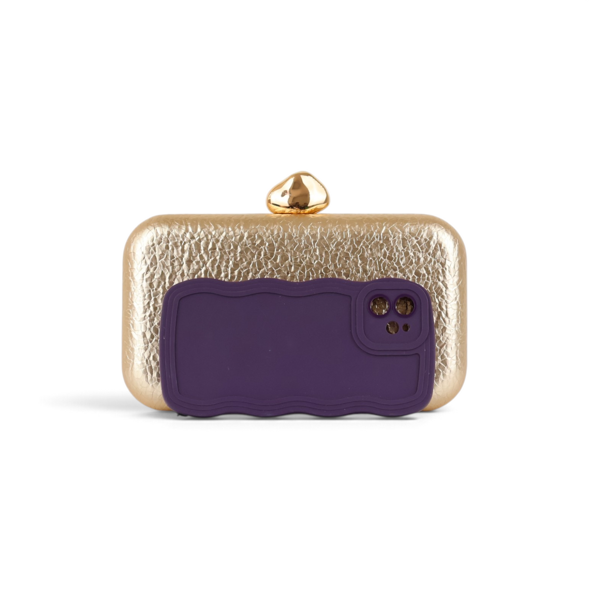 Bolsa Clutch Festa Dourada