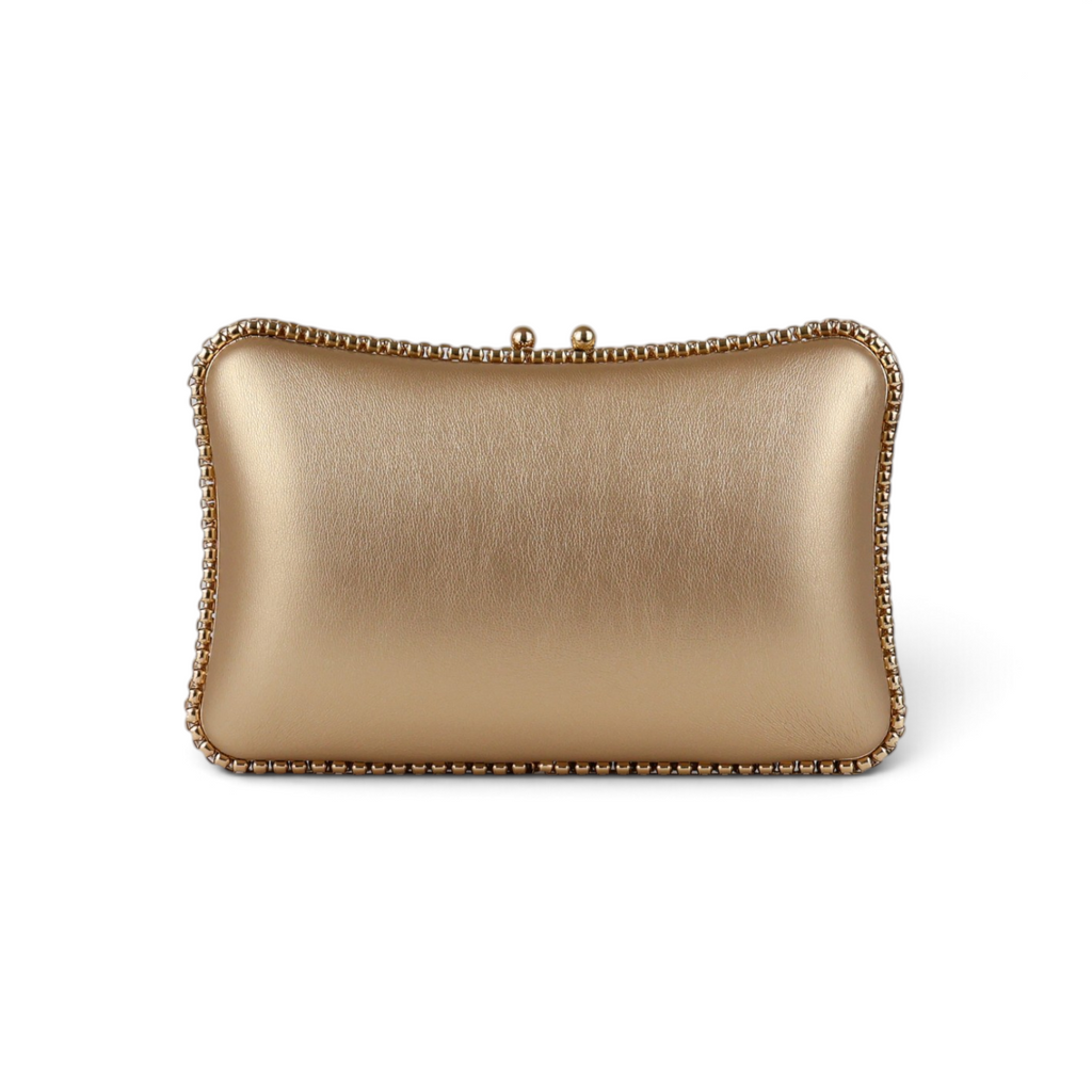 Bolsa Clutch Festa Dourada