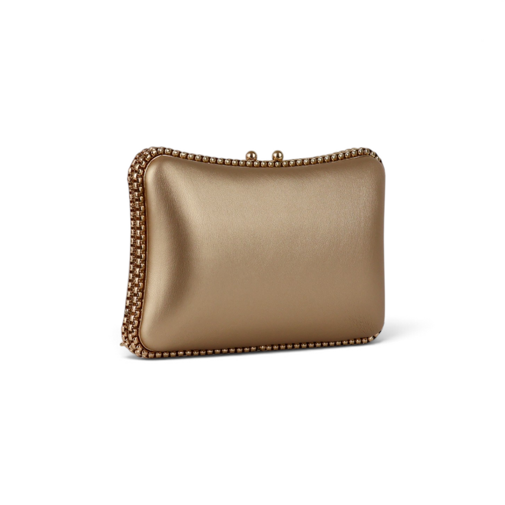 Bolsa Clutch Festa Dourada