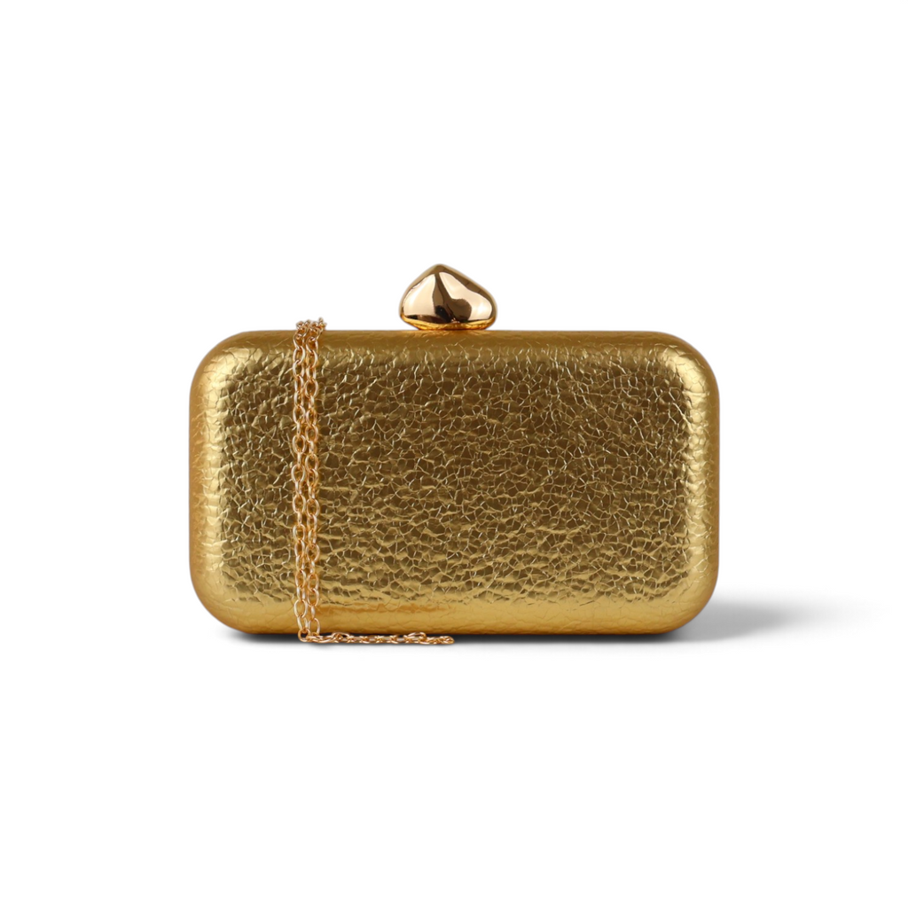 Bolsa Clutch Festa Dourada