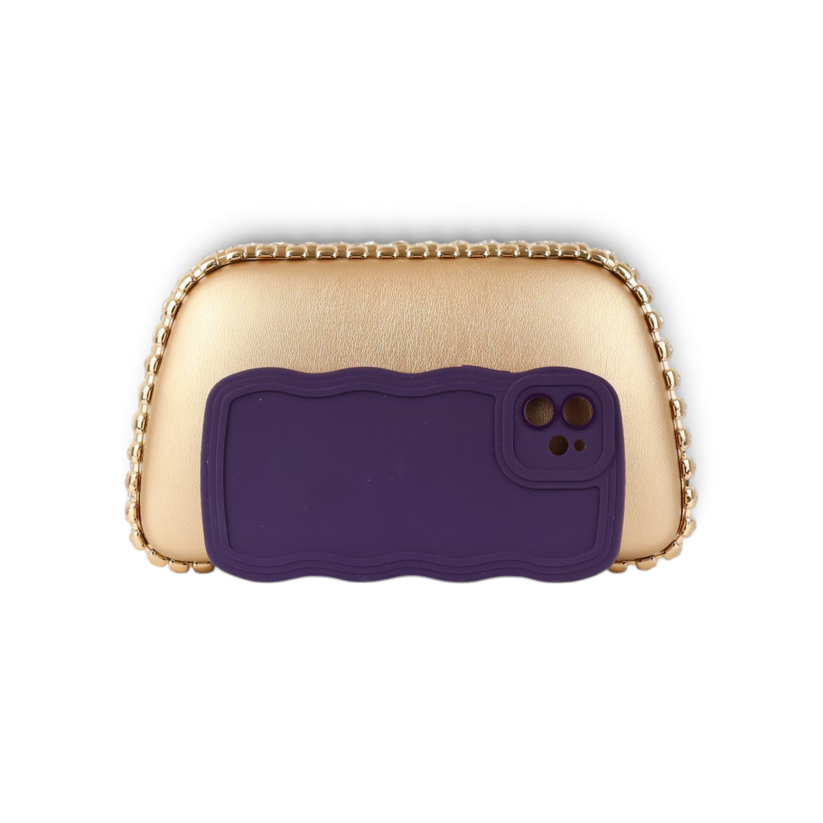 Bolsa Clutch Festa Dourada