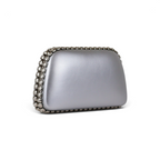 Bolsa Clutch Festa Prata
