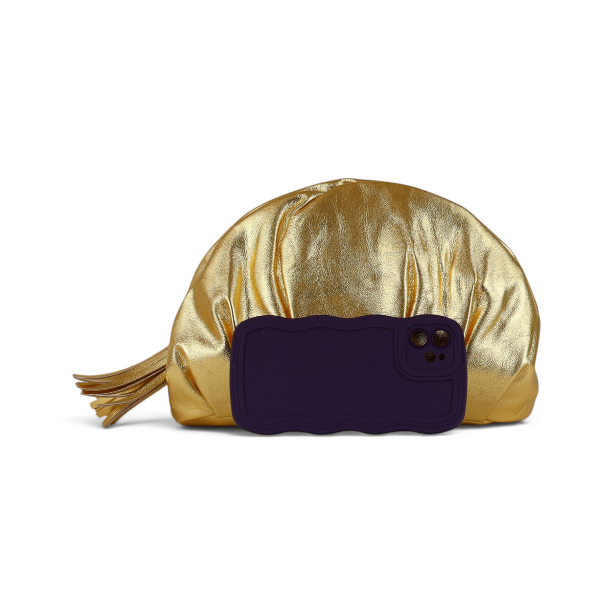 Bolsa Pouch Dourada