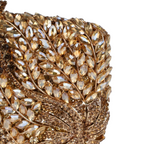 Bolsa Festa Clutch Pedraria Strass Dourado