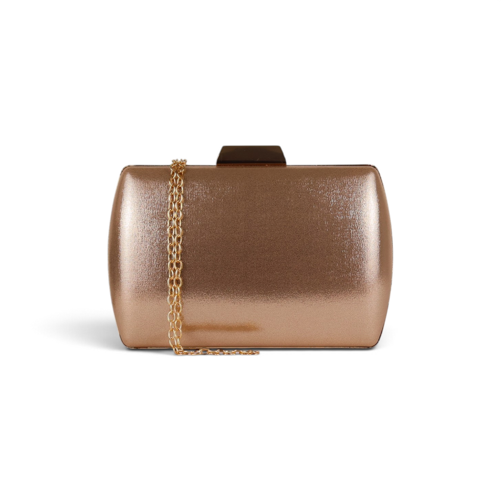 Bolsa Festa Clutch Rosê Gold