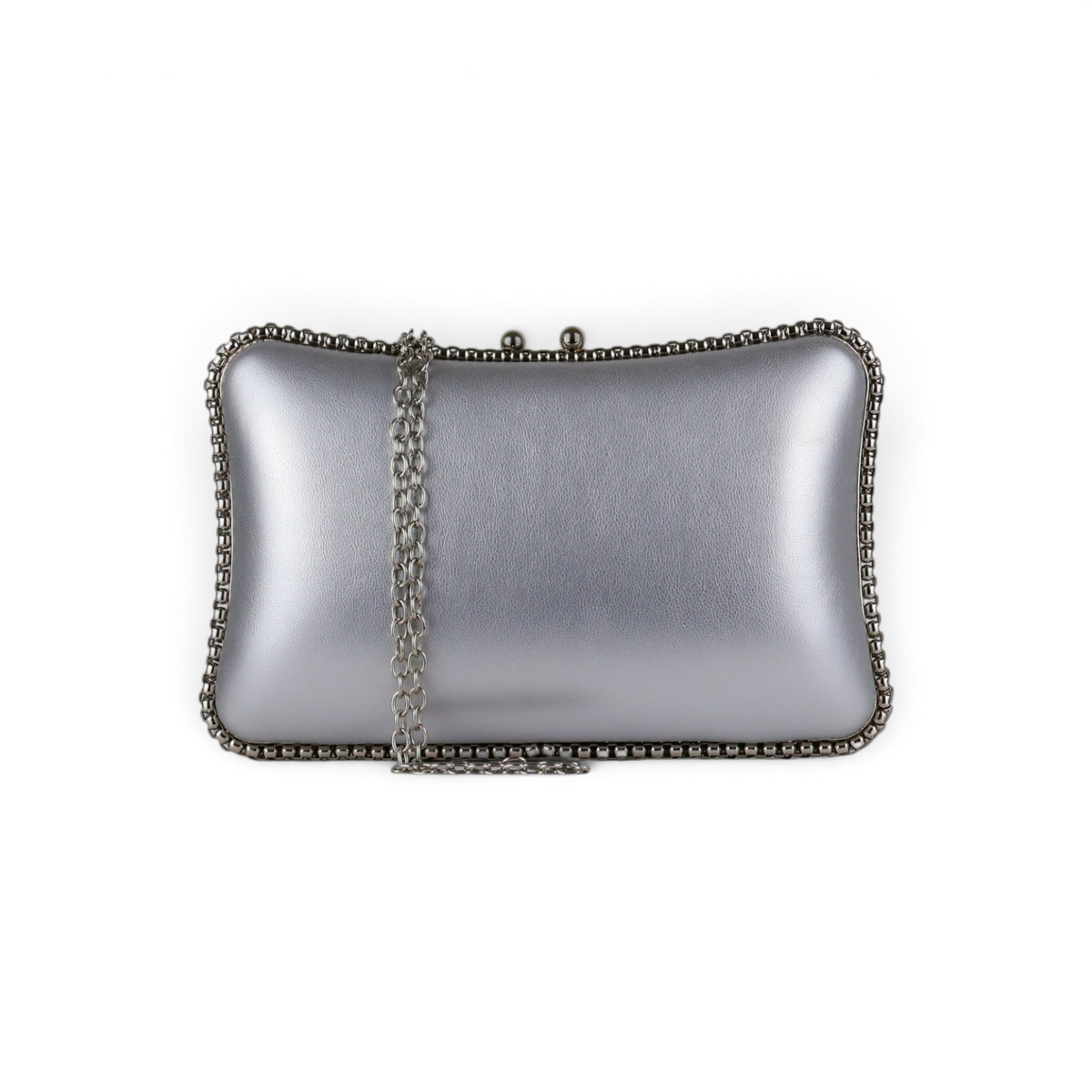 Bolsa Clutch Festa Prata