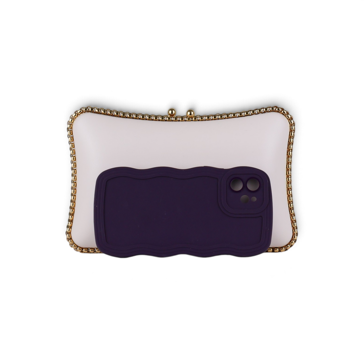 Bolsa Clutch Festa Branca