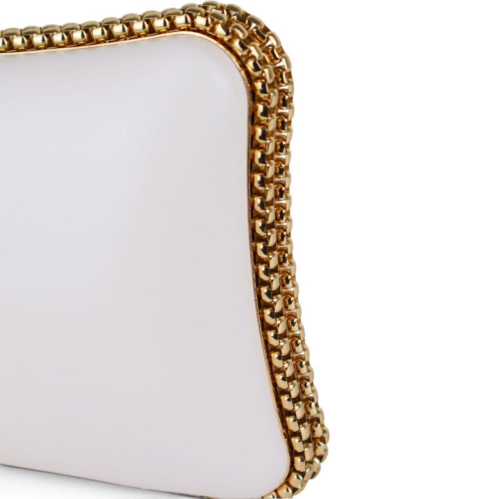 Bolsa Clutch Festa Branca