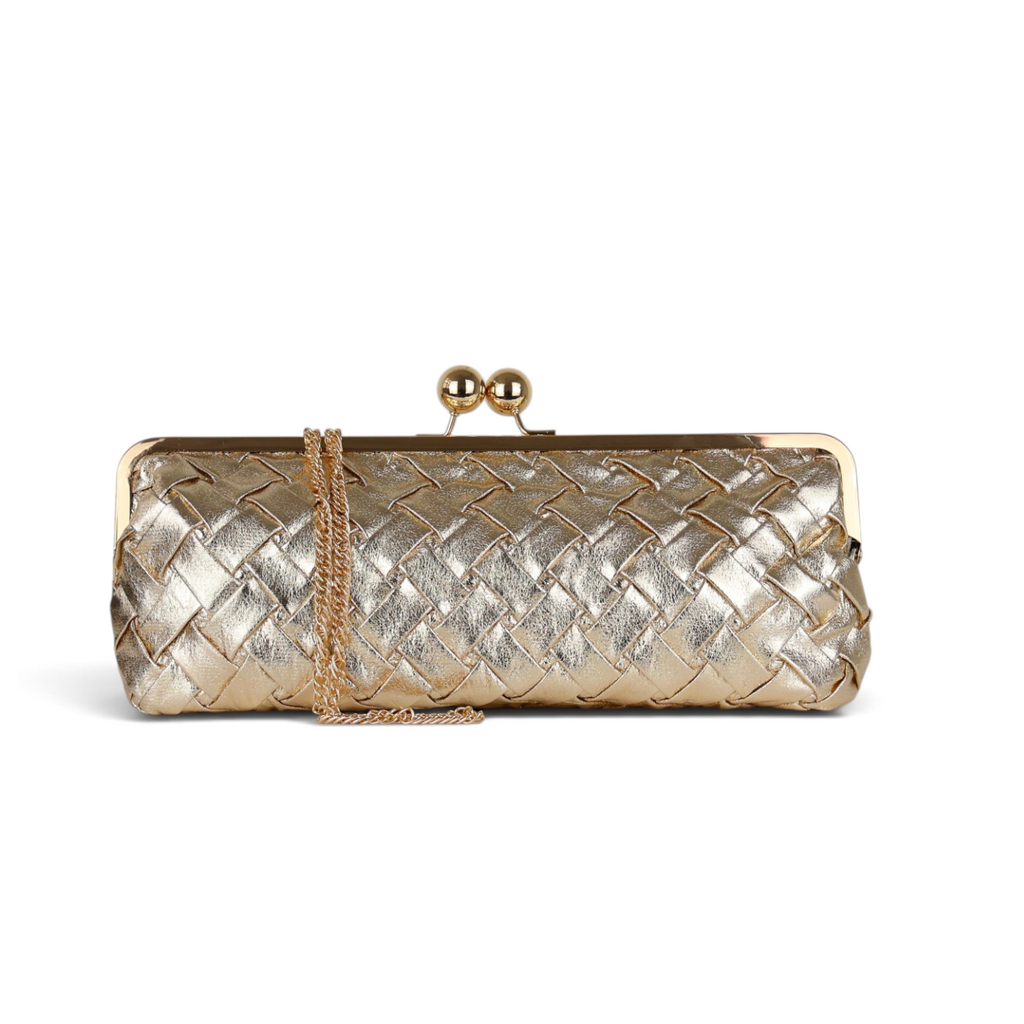 Bolsa Max Pouch Baguette Dourada