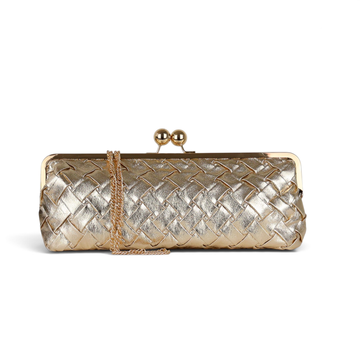 Bolsa Max Pouch Baguette Dourada