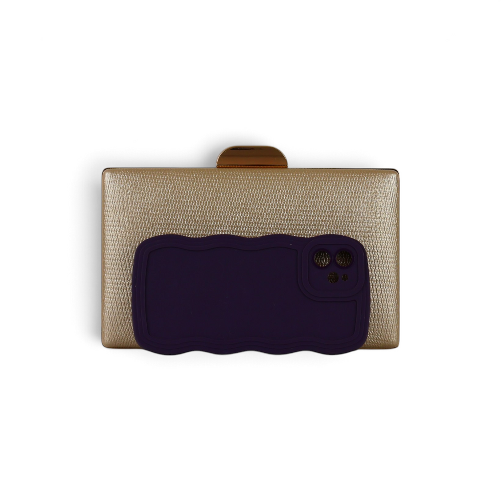 Bolsa Clutch Festa Dourada