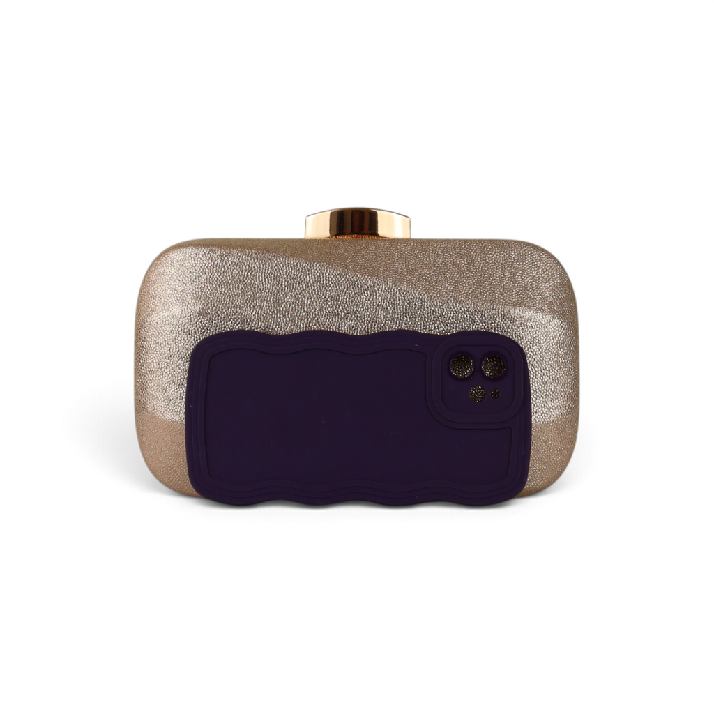 Bolsa Clutch Festa Dourada