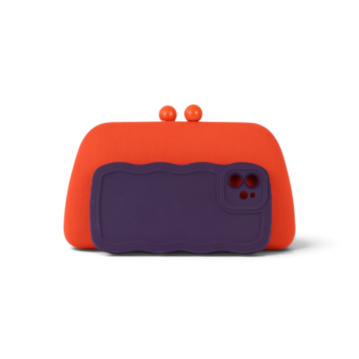 Bolsa de Festa Clutch Laranja