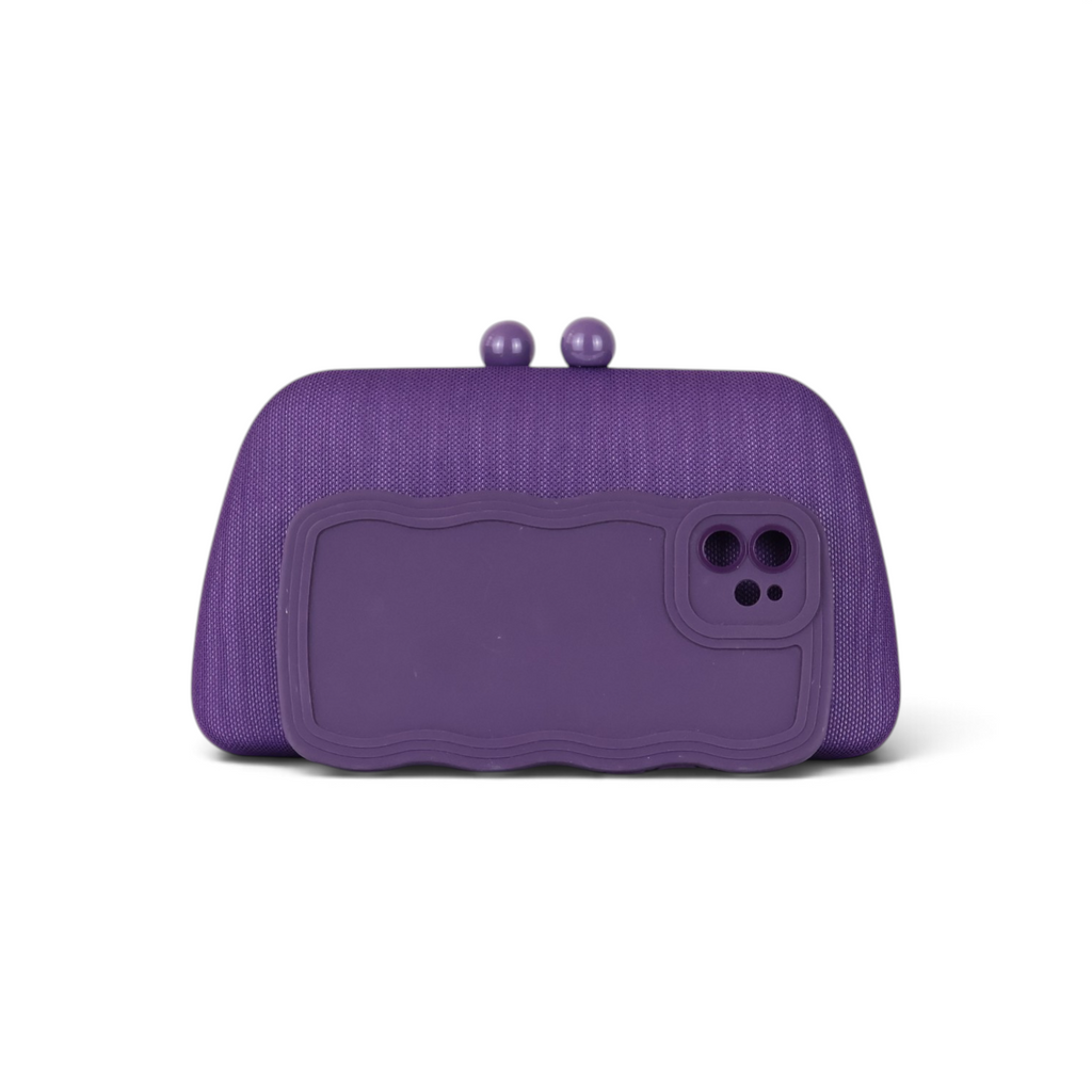 Bolsa Clutch Festa Roxa