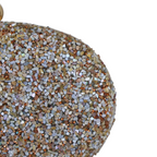 Bolsa Festa Clutch Pedraria Bege Oval