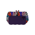 Bolsa Festa Clutch Pedraria Strass Colorida
