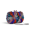Bolsa Festa Clutch Pedraria Strass Colorida