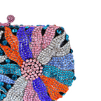 Bolsa Festa Clutch Pedraria Strass Colorida