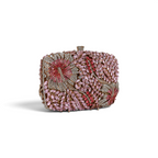 Bolsa Festa Clutch Pedraria Strass Rosa