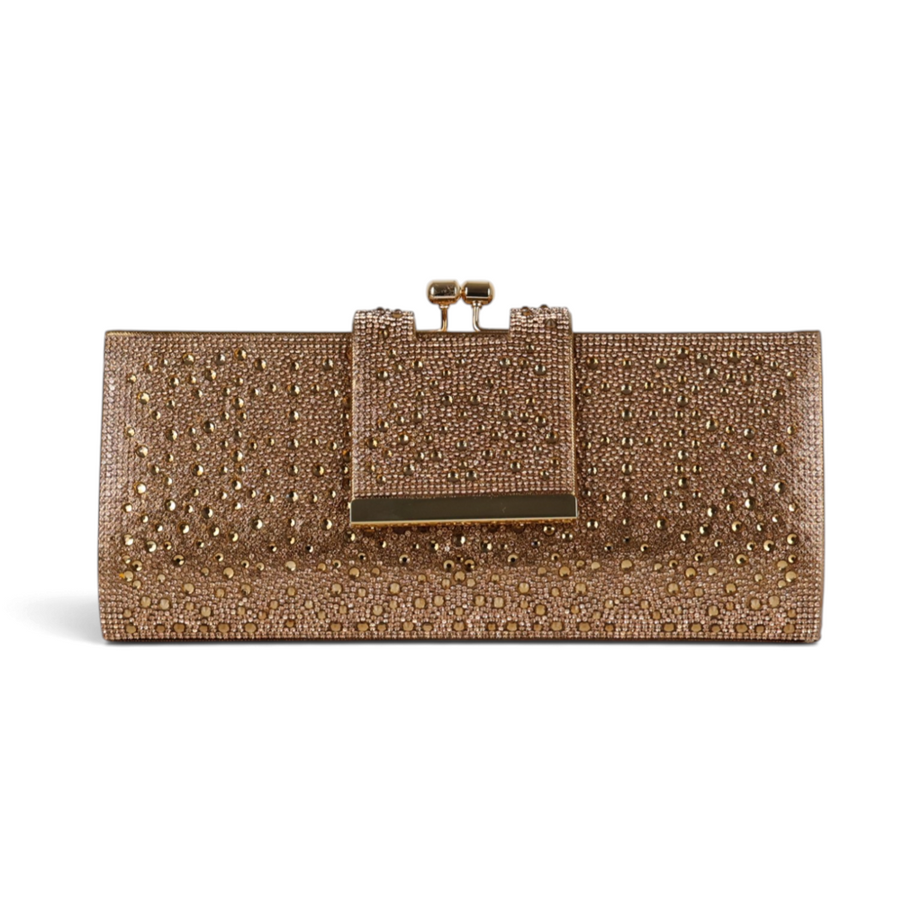 Bolsa Carteira Clutch Bronze