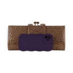 Bolsa Carteira Clutch Bronze