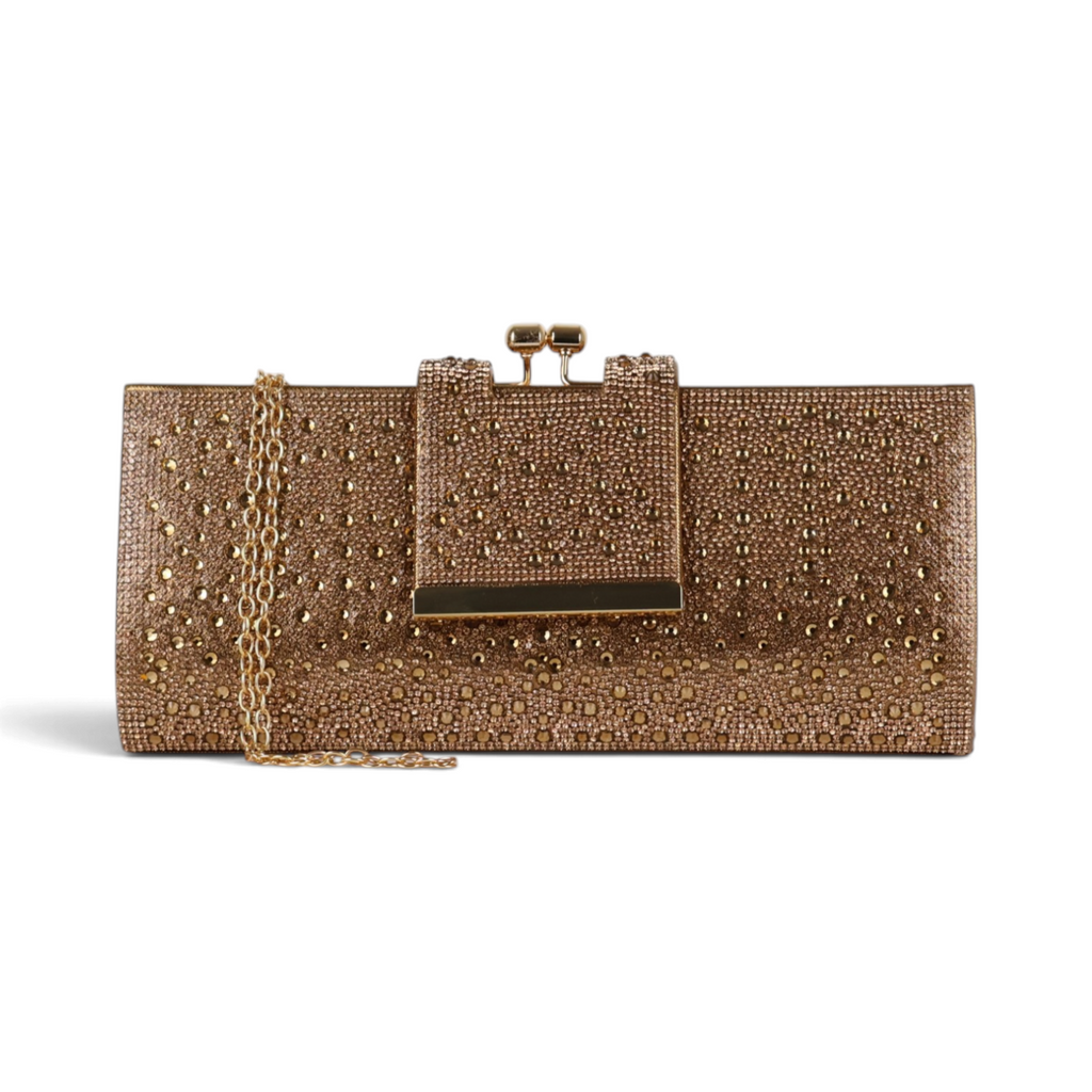 Bolsa Carteira Clutch Bronze