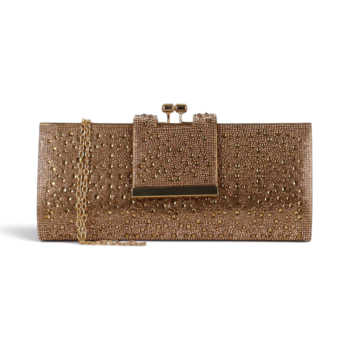 Bolsa Carteira Clutch Bronze
