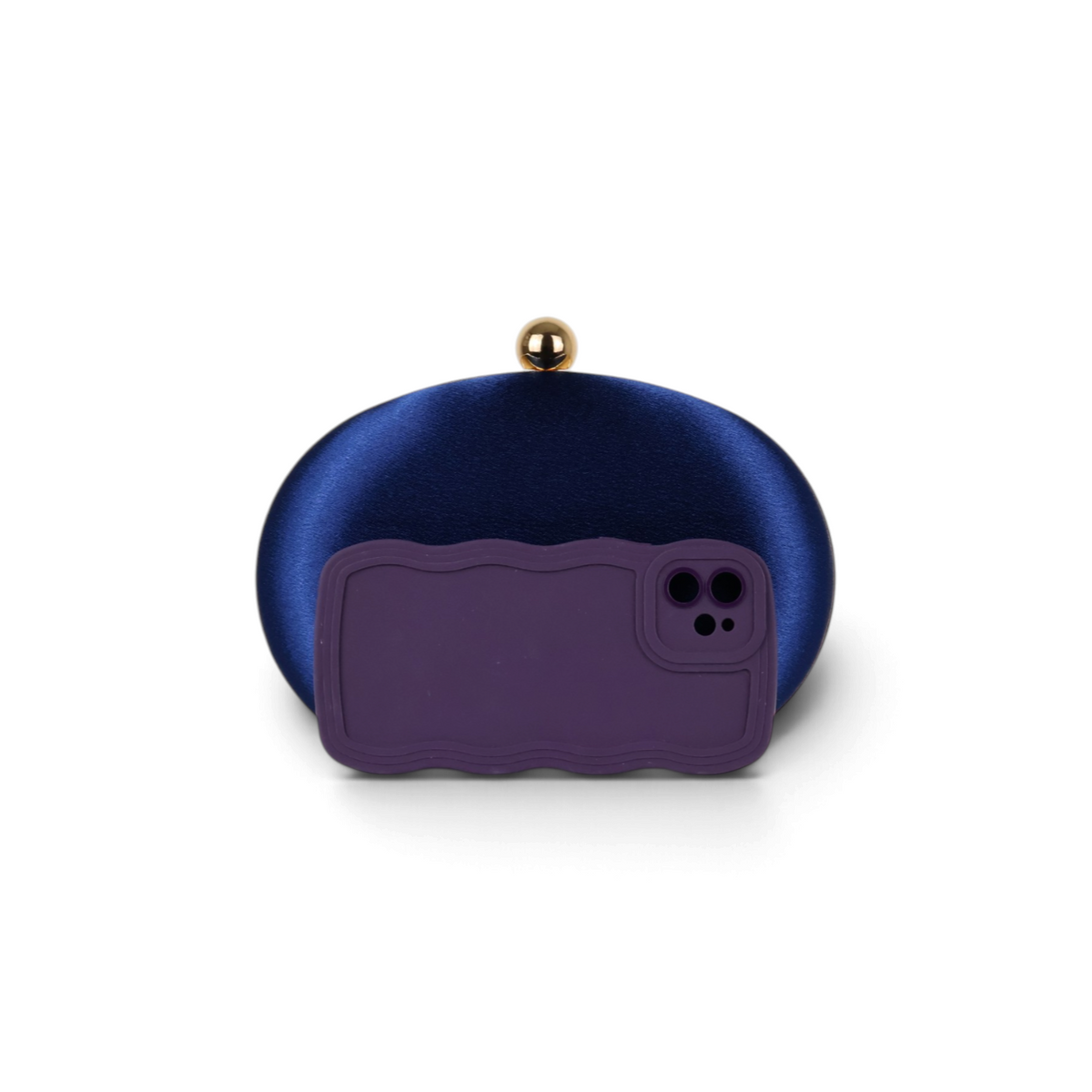 Bolsa Clutch Festa Azul Marinho