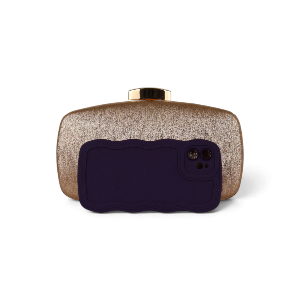 Bolsa Clutch Festa Dourada