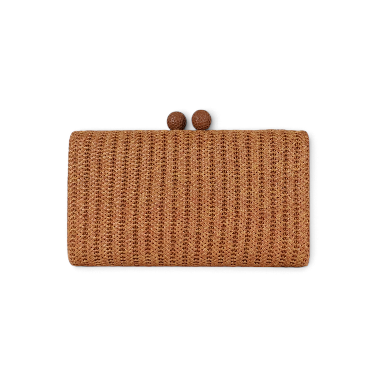 Bolsa Clutch Festa Palha Marrom Caramelo
