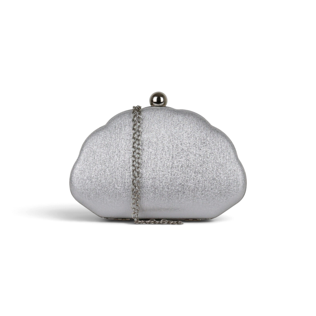 Bolsa Clutch Festa Prateada