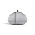 Bolsa Clutch Festa Prateada