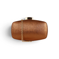 Bolsa Clutch Festa Marrom Cobre