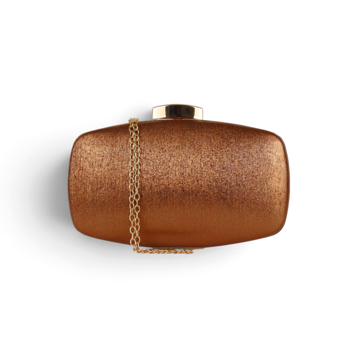 Bolsa Clutch Festa Marrom Cobre