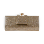 Bolsa Carteira Clutch Dourada