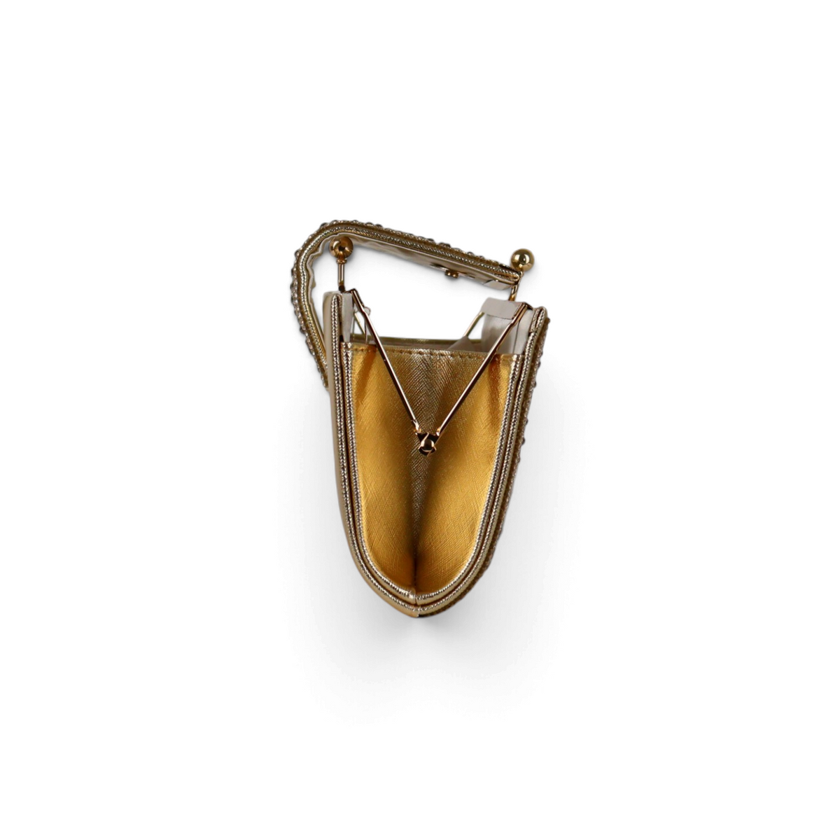 Bolsa Carteira Clutch Dourada