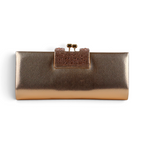 Bolsa Carteira Clutch Rosê Gold
